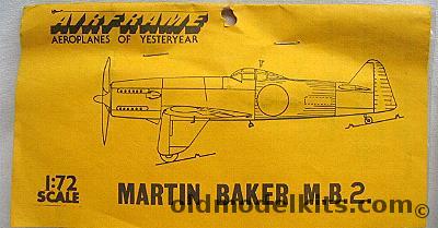 Airframe 1/72 Martin Baker MB 2 plastic model kit